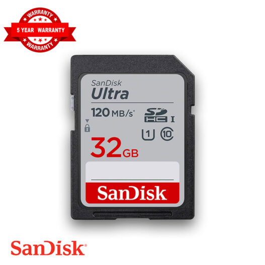 SanDisk Ultra 32GB SDHC UHS-I Card (120Mb/s)