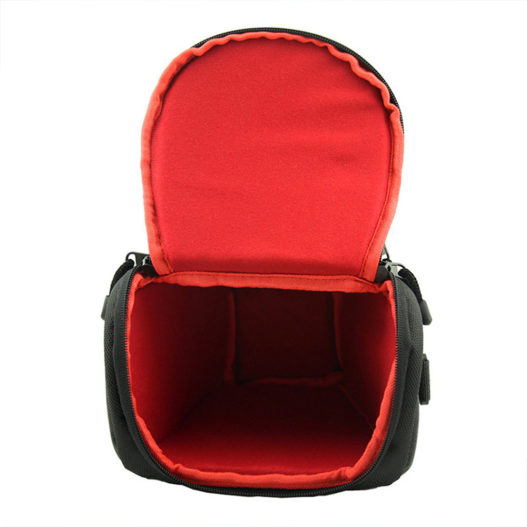 DSLR Waterproof Protective Shoulder Bag For Canon (Black) - V Shape - Image 2