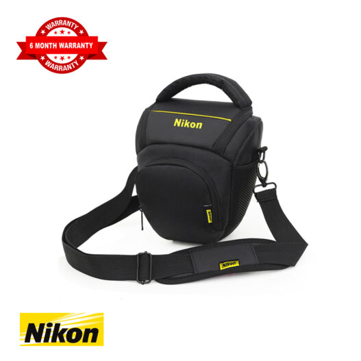 DSLR Waterproof Protective Shoulder Bag For Nikon (Black) - V Shape