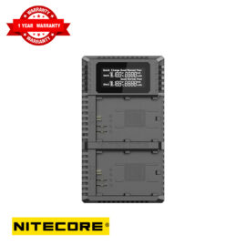 Nitecore UCN2 Pro 2-Slot USB Charger for Canon LP-E6N Batteries