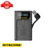 Nitecore UCN1 Dual-Slot USB Travel Charger for Canon LP-E6, LP-E6N, and LP-E8 Lithium-Ion Batteries