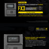 Nitecore FX3 2-Slot USB-C QC Battery Charger for Fujifilm NP-W235 - Image 4