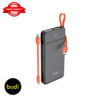 BUDI Quick Charge Power Bank with built-in charge cable (10000 mAh)