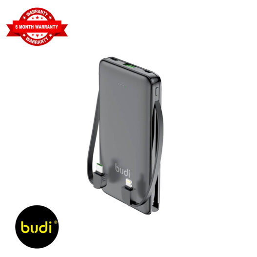 BUDI Quick Charge Power Bank with Build-in Charge cable (10000mAh)