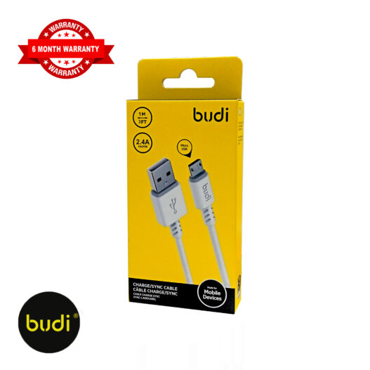 BUDI USB to Micro-USB Charge/SYNC Cable (1m)