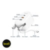 BUDI 32W Home Charger with USB, USB-C & Micro (UK Plug) - Image 4