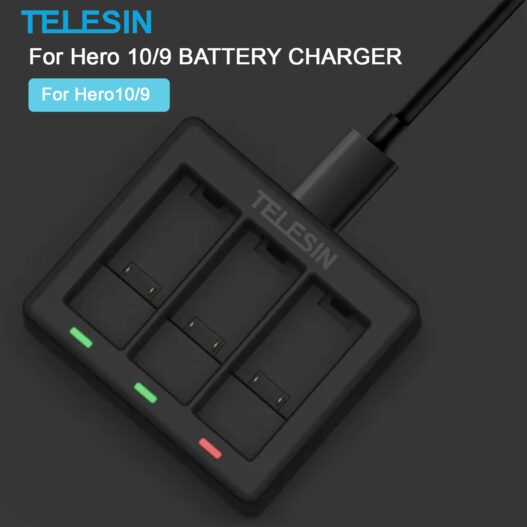 TELESIN Charger With Battery Used For Gopro Hero 10/9 - Image 3