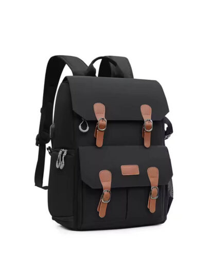 Professional Design Travel  Camera Backpack ( Black / Gray ) - Image 6